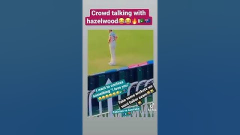Josh Hazlewood - Australian Cricket Team - Australians having Fun during historical test series