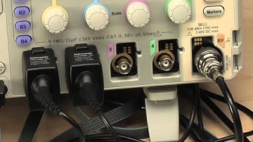 Tektronix MDO4000- Amplitude, Frequency and Phase vs, Time Traces