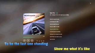 Nickelback - Savin' Me lyrics video HD 1080p