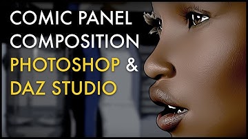 Comic Panel Composition - Photoshop & DAZ Studio