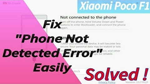 XIAOMI POCO F1 DRIVERS PROBLEM FIX | MI UNLOCK TOOL PHONE NOT CONNECTED FIX ❣️| ALL ANDROID |