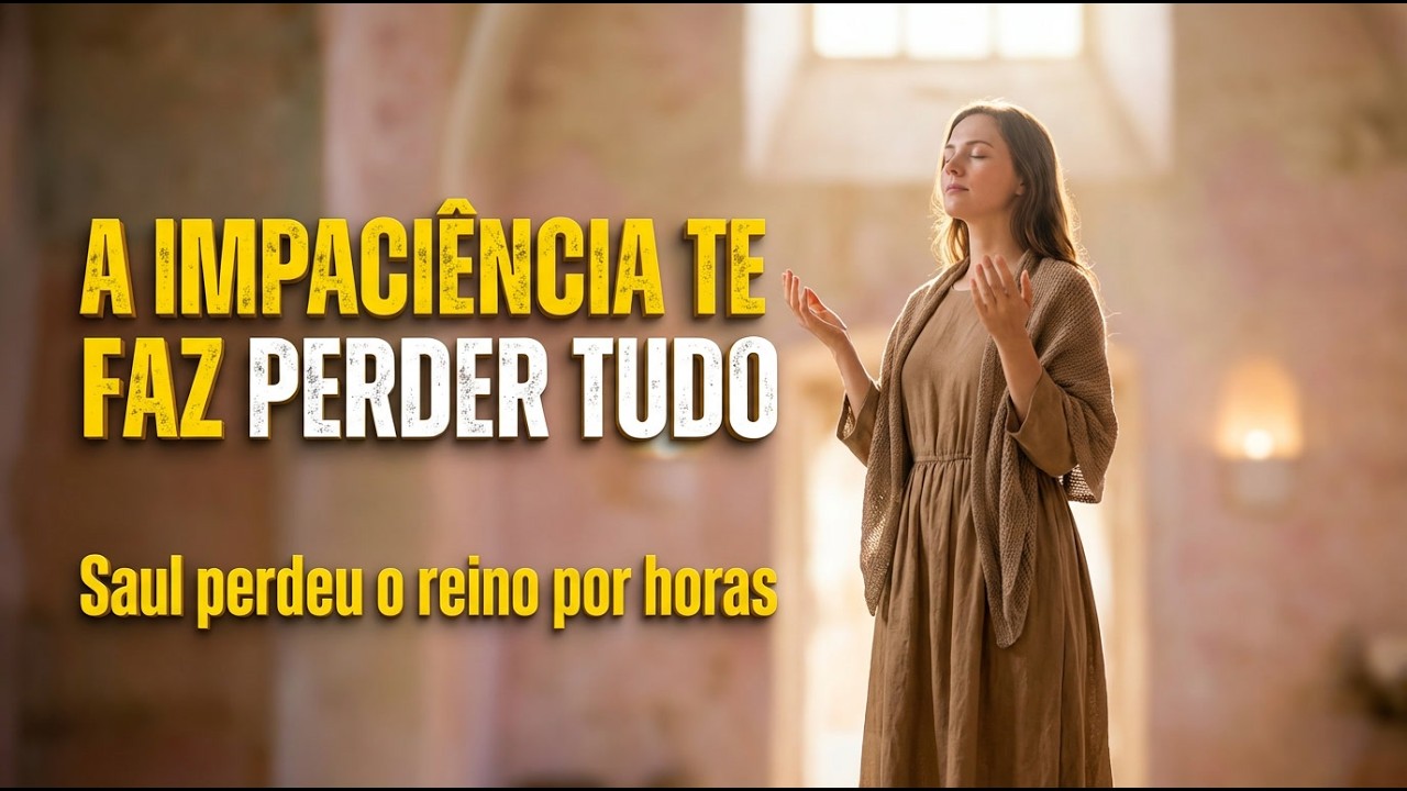 Sua IMPACIÊNCIA com Deus está te fazendo perder o REINO que Ele te prometeu