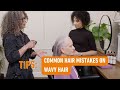 Mistakes youre making on wavy hair  curlsmith