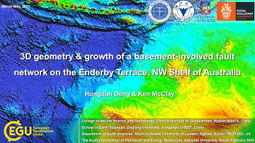 EGU2021-Three dimensional geometry and growth of a basement involved fault network