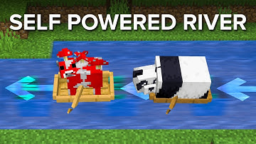 Make Any Minecraft River Into a Self Flowing River
