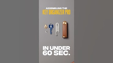 Building the orbitkey key organizer pro in under 60 seconds #challenge #tech #edc #organize #carry