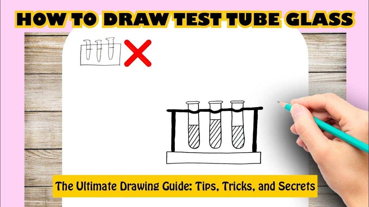 How to Draw Test Tube Glass YouTube
