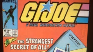 Retro Comic review Marvel Comics G.I. Joe #37 (vol. 1) Snake-Eyes Origin issue