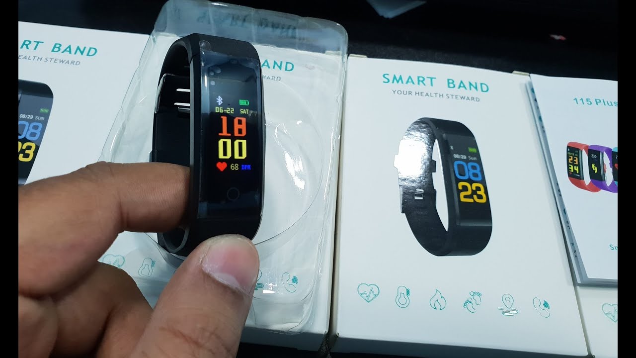 Smart Fitness/Health Band 115 Plus Unboxing, Charging, Features #Smart  #Band #115P 115 - YouTube