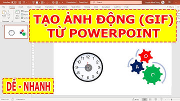 HƯỚNG DẪN TẠO ẢNH ĐỘNG TỪ POWERPOINT TẠO ẢNH GIF