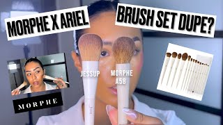 Testing #MorphexAriel Brush Set Dupe?! Honest Review of #JessupBrushes | Emma Lee