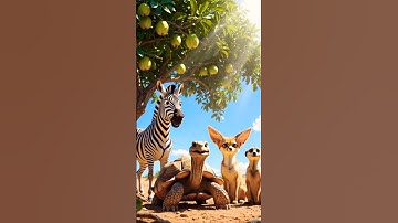 Zebra Watered The Guava Plant But He Started Crying ! WHY ? #shorts #viral #ai #animals #ChatLoLs
