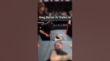 AJ Styles attempts CPR on Dominik Mysterio😩#ajstyles #wweraw #dominikmysterio #wwe #shorts #fyp