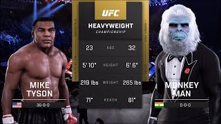 UFC 5 - Mike Tyson vs. Monkey Man - Boxing Kings 👑🥊