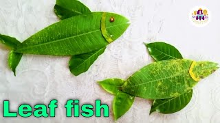 Leaf Art Fish | Making Fish with Leaves | Leaf craft ideas | Leaf Art | Leaf Animals