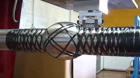 Filament-winding of a convex-shaped geometry, sequence 2/5