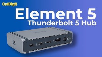 Introducing the CalDigit Element 5 Thunderbolt 5 Hub