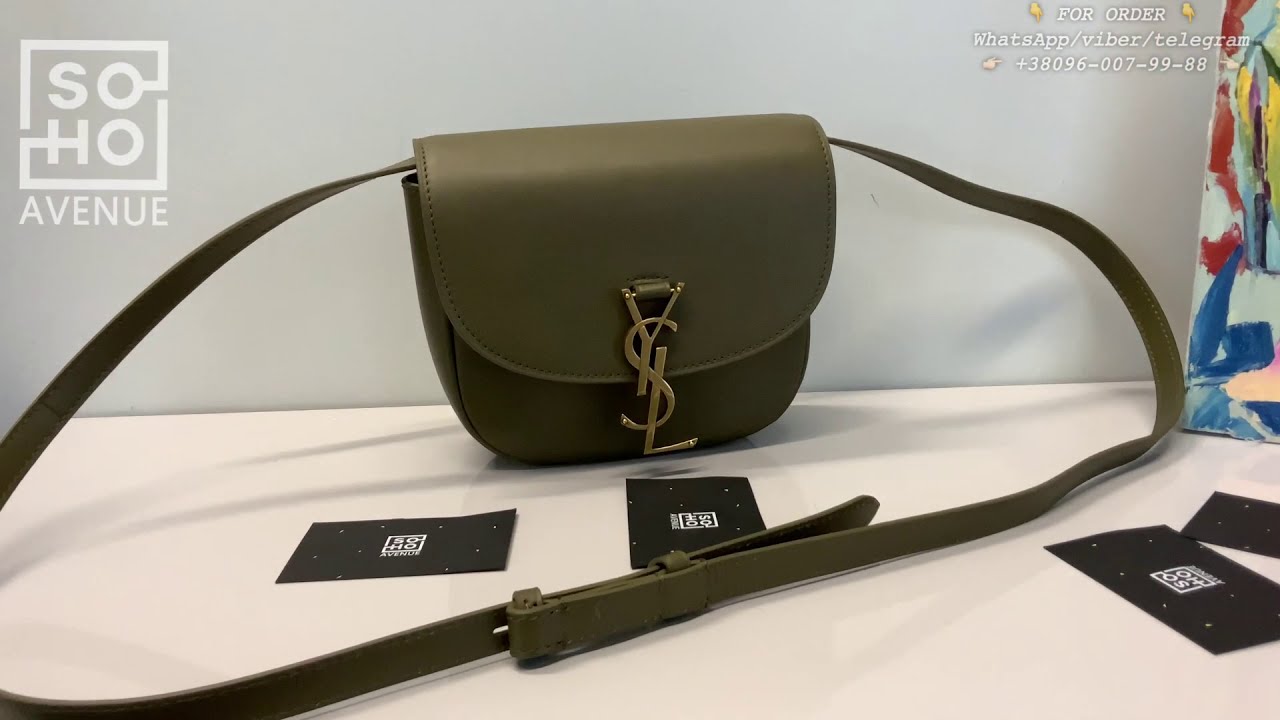 saint laurent k baby satchel in smooth leather