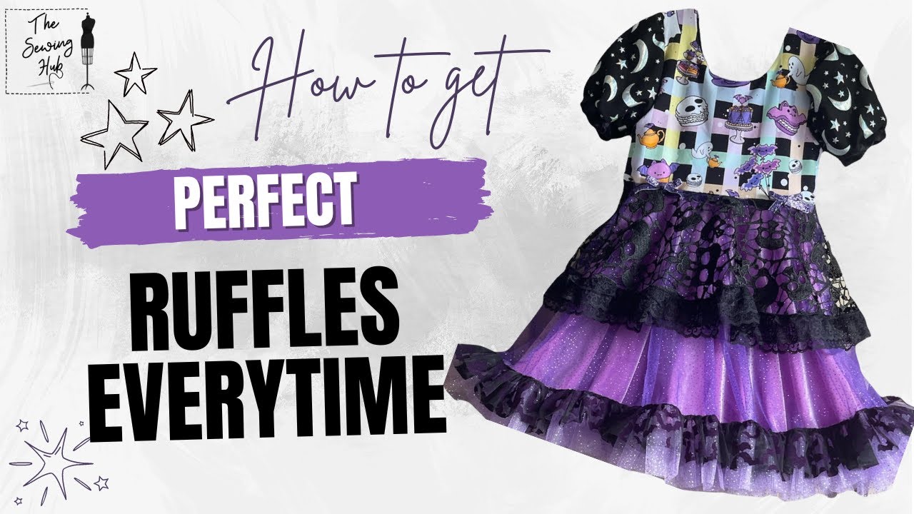EASY RUFFLING HACK for Perfect Gathers Every Time ✨ - YouTube