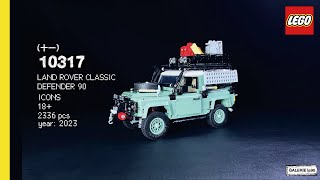 LEGO 10317 Land Rover Classic Defender 90 relaxing speed build