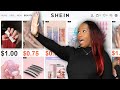 Doing my nails using shein products