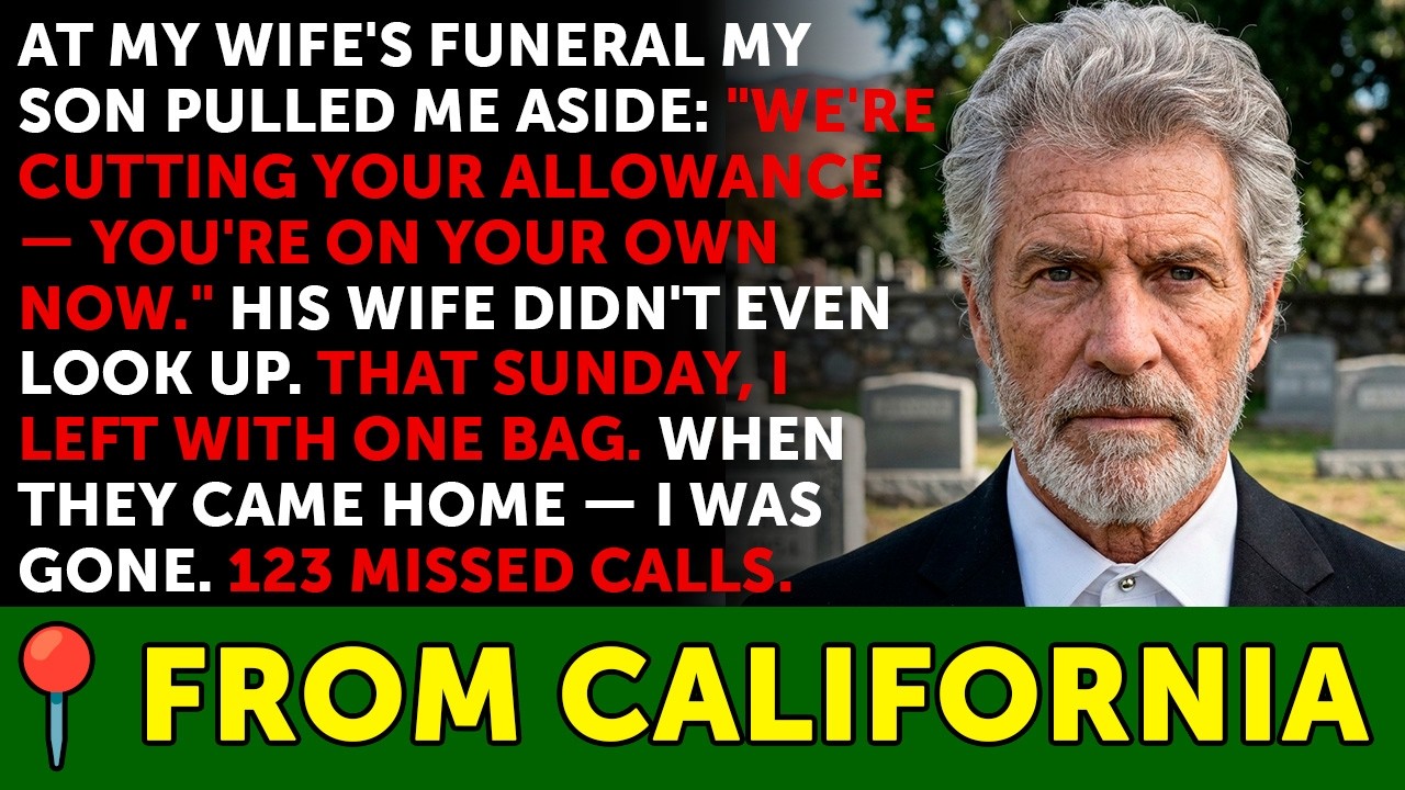 My Son and His Wife Canceled My $6,000 Allowance at My Wife's Funeral — So I Vanished With $20M - YouTube