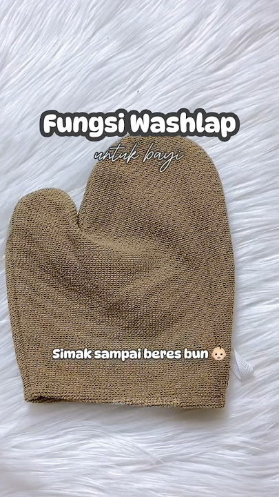 Waslap microfiber yang halus, cocok untuk kulit sensitif bayi✨ #tipsparenting #waslap #newborn #fyp