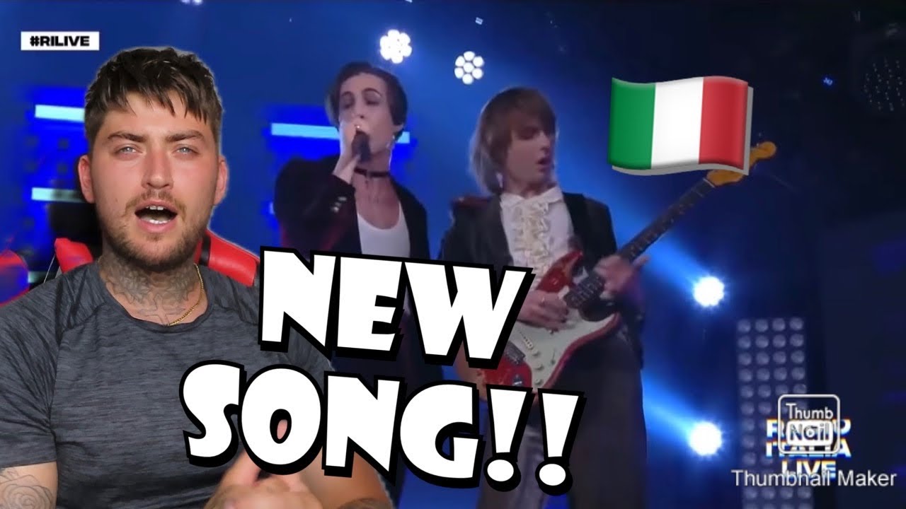 Måneskin 🇮🇹 - New Song (Radio italia Live) [REACTION]