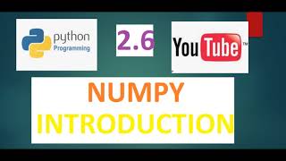 NUMPY-PYTHON  (COND..)