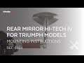 Ref.6994 Puig Rear Mirror Hi-Tech IV Model for TRIUMPH Models