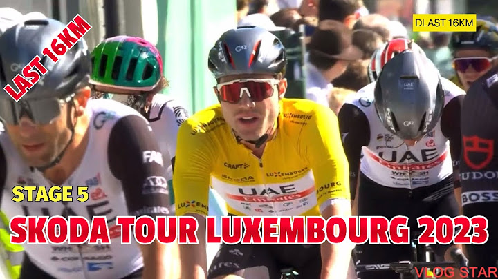SKODA TOUR LUXEMBOURG 2023 STAGE 5 LAST 16KM