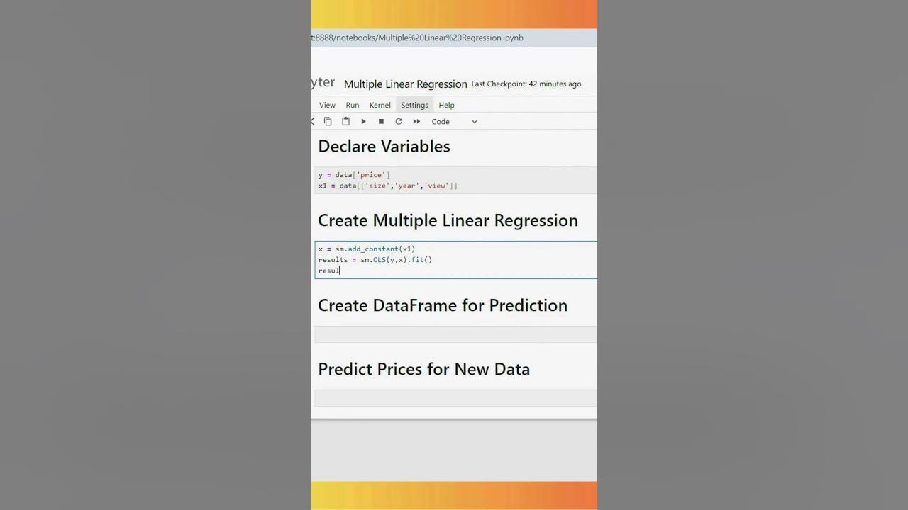 Implement Multiple Linear Regression in Python: Predict Real Estate ... image.