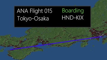 OpenTTD ANA Flight 015 Tokyo Haneda   Kansai International Airport