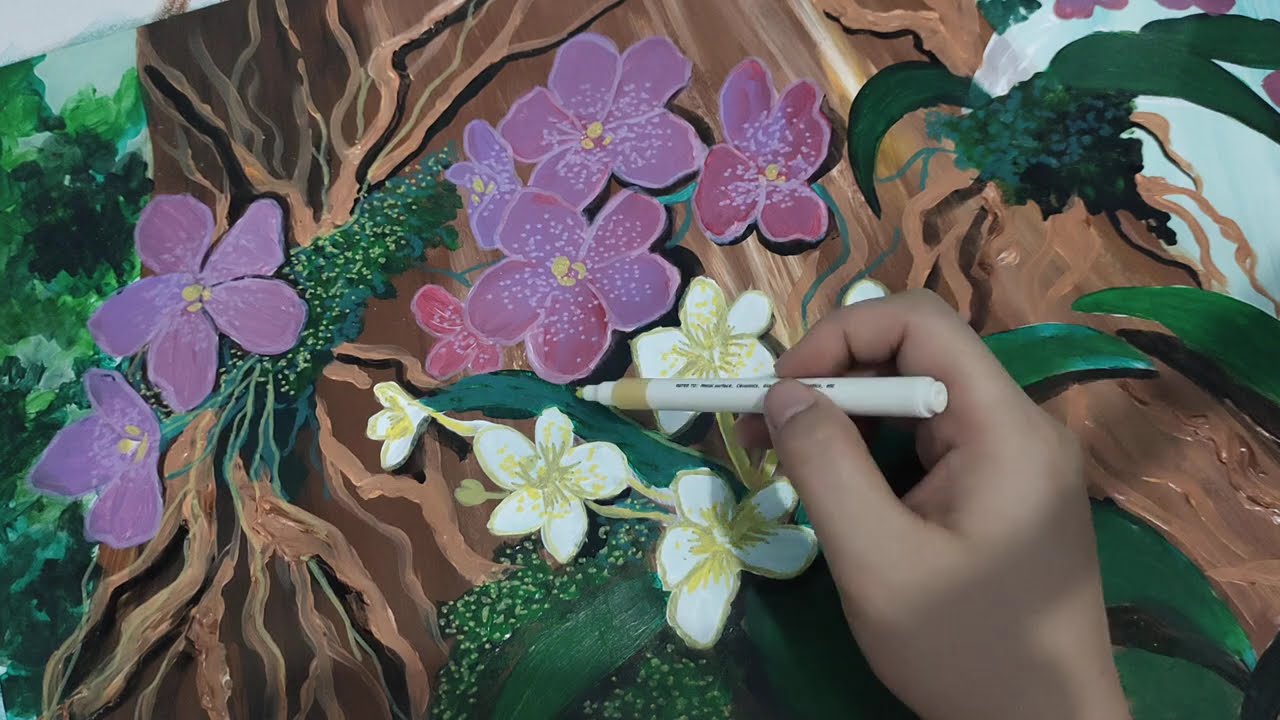 Paint with me | The Pasonanca Orchid Forest 