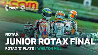 Bartle pursues the plate | Junior Rotax o plate Final | Wera Tools British Karting Championships