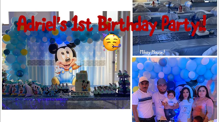 Adriels First Birthday Party.! || teen mom