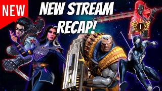 Kabam Live Stream Recap! Symbiote Spidey + Agatha + Cable Gameplay! ROL 2.0 + 6 New Ascended Champs!