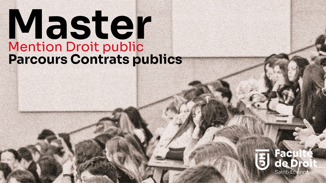 Master - Droit public - Parcours Contrats publics