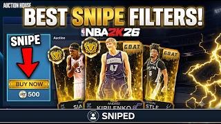 BEST NBA 2k26 Snipe Filters to make MILLIONS of MT in MyTeam!