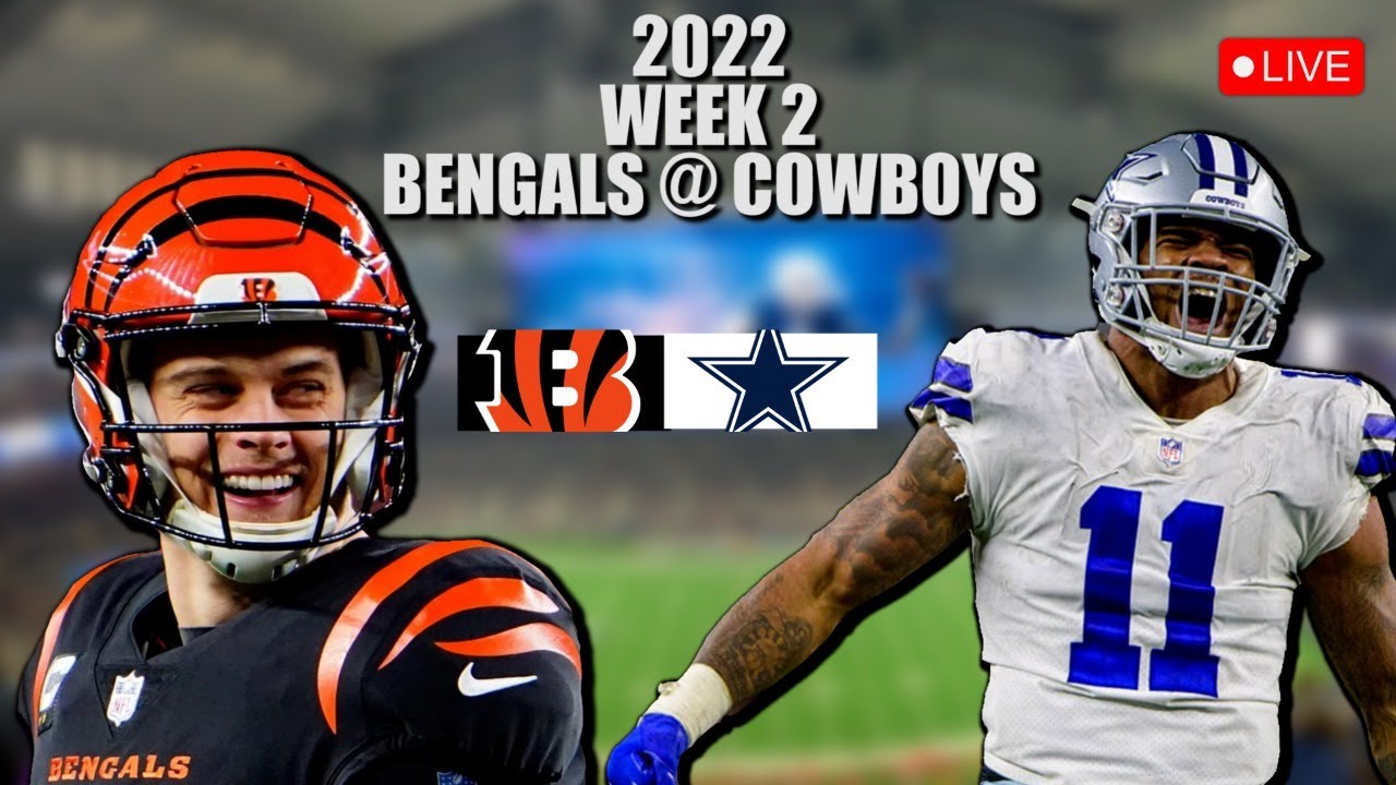 Bengals vs Cowboys Official Livestream YouTube