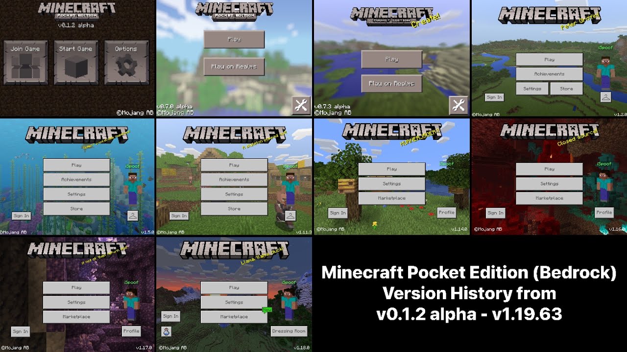 Minecraft Pocket Edition Alpha Versions : Mojang, Microsoft : Free  Download, Borrow, and Streaming : Internet Archive