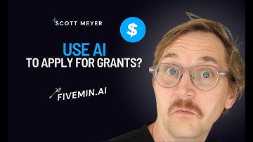 Quickly Apply for Grants with ChatGPT and AI