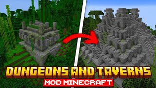 ЛУЧШИЙ МОД НА НОВЫЕ СТРУКТУРЫ В МАЙНКРАФТ | Dungeons and taverns 1.20.1