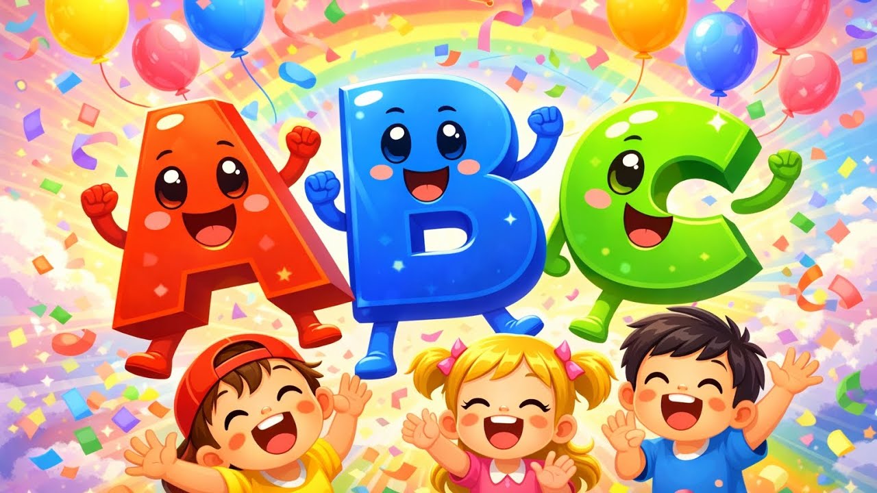 ABC Song for Kids 👶 | A to Z Alphabet Learning Fun 🎉 #ABCSong# ...