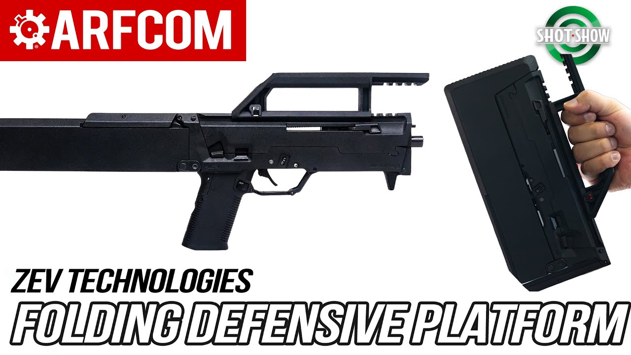 FOLDING DEFENSIVE PLATFORM | Zev Technologies | SHOT Show 2026