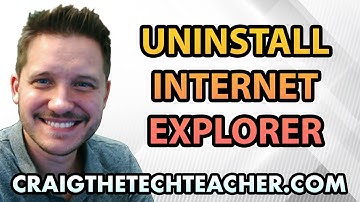 How To Uninstall Internet Explorer in Windows 7 (2022)
