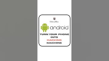 Turn Your Mobile into a Hacking Machine using Kali Linux | #EthicalHax #kalilinux #shorts  #machine