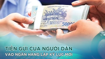 Tiền gửi của người dân vào ngân hàng lập kỷ lục mới |VTC14 GREEN