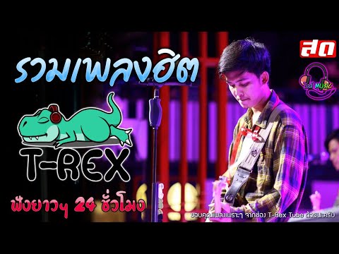 🔴LIVE ดนตรีสด 🎸🎹 รวมเพลงฮิต วง T-REX ฟังชิลล์ๆ ฟังยาวๆ 24 ชั่วโมง #ไม่มีโฆษณา 🎧🎵🎶