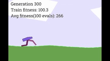 Evolutionary robotics school project - solve bipedal walker using GA over NN